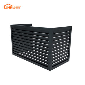 JHR ตัวแบ่งพื้นที่บานเกล็ดอิสระที่ครอบเครื่องปรับอากาศอลูมิเนียมรั้วความเป็นส่วนตัว - Product Image 4