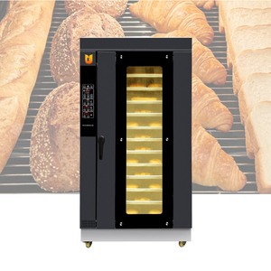 Four à convection numérique 10/12 plateaux en acier inoxydable, électrique ou à gaz, à circulation d'air chaud, pour boulangerie industrielle - Product Image 5