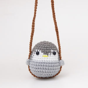 2026 Simpatici Peluche all'Uncinetto a Forma di Pulcino, Coniglio, Pinguino, Rana, Accessorio da Appendere allo Specchietto Retrovisore <span class=keywords><strong>Auto</strong></span>, Regali di Laurea - Product Image 2