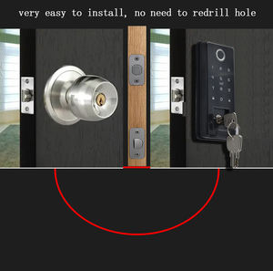Verrou de sécurité Ttlock, empreinte digitale, Tt, application électrique, serrure à clé, passerelle à verrou unique, verrou à pêne dormant, serrure intelligente - Product Image 4