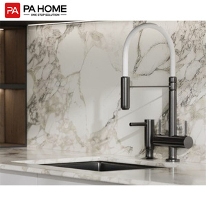 Petite armoire de cuisine modulaire en aluminium design moderne PINAI avec hotte et plaque de cuisson - Product Image 3