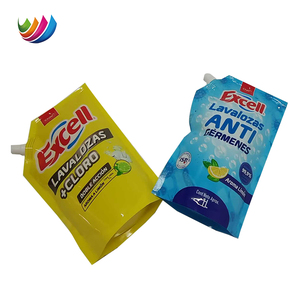 Nhựa đứng Spout Pouch đóng gói túi in ấn tùy chỉnh đứng lên Pouch nhôm với giặt chất tẩy rửa Spout Túi - Product Image 3