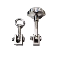 Ensemble de bagues de suspension pour trappe à pression en acier inoxydable 304, boucle lâche, boulon de blocage de bride, boulons à œil de levage en acier inoxydable M6 M10 M12 M16