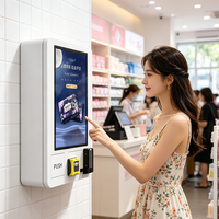Máquinas Expendedoras Inteligentes de Pared con Pantalla Táctil de 32 Pulgadas para Lavandería, Toallas Sanitarias y Condones, con Lector de Tarjetas de Crédito y Pago Apple