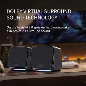 Gadgets chauds ordinateur <span class=keywords><strong>Audio</strong></span> bureau maison bureau petit haut-parleur ordinateur portable USB filaire lumineux Mini haut-parleur <span class=keywords><strong>Subwoofer</strong></span> - Product Image 3