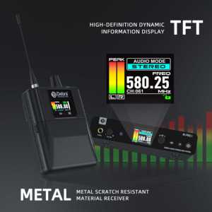 דיברה M-PROI רעש מבטל סטריאו מתכת uhf uf מקצועי דיגיטלי צג ביצועים הבמה - Product Image 3