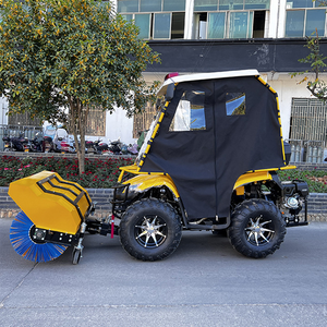 Yeni 4 tekerlekler kar temizleme araç ağır büyük kar püskürtücü makine kar süpürme traktör satılık - Product Image 4