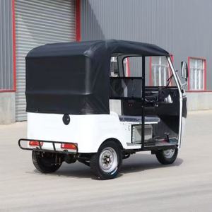 High Quality 2500W Motor 50km/h Tuk Tuk Tricycle Adult Gasoline Tricycle <strong>Motorcycle</strong> tuc Tuc <strong>with</strong> <strong>Roof</strong> - Product Image 2