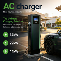 Station de recharge pour voitures électriques Maxpower 11 kW GBT, borne de recharge rapide AC EV montée sur colonne pour usage résidentiel