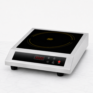 Cocina de Inducción Comercial Delgada y Cóncava de 3500W, 220V, de Acero Inoxidable, para Restaurante o Cocina - Product Image 1
