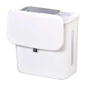 Kitchen Compost Bin Cabinet Door Hanging Trash Bin With Compartment