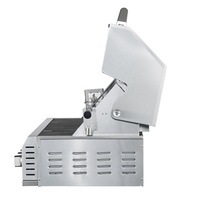 Cuisine d'extérieur portable de luxe, 5 brûleurs, robuste, en acier inoxydable 304, barbecue au gaz GPL de table, certifié CE, 66000 BTU de puissance de flamme