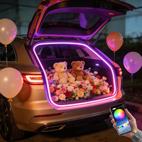 Bande lumineuse LED pour coffre de voiture, étanche, flexible, lampe intérieure pour éclairage de coffre, universelle pour toutes les voitures, SUV et véhicules