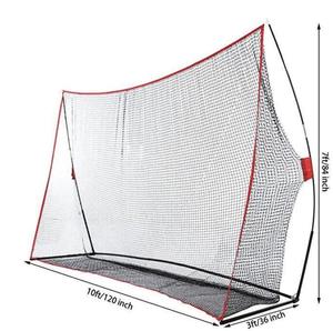 10*7*3 फीट गोल्फ प्रैक्टिस नेट ड्राइविंग रेंज प्रैक्टिस नेट फोल्डिंग गोल्फ चिपिंग नेट हिट - Product Image 2