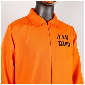 Disfraz de Prisionero Naranja para Hombre, Disfraz de <span class=keywords><strong>Criminal</strong></span> para Halloween - Product Image 3