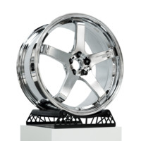KE GT Leichte Geschmiedete Chrom-Leichtmetallfelge 17-26 Zoll 5x120 5x112 5x114.3 5x108 Pkw-Rad für TE37 VW Golf Rennwagen