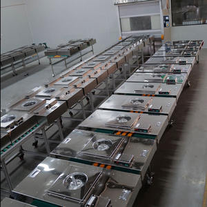 Unit filter kipas Motor FFU Pre Filter 2X4 dengan kap arus Laminar seluler CE ISO HEPA Kelas a - Product Image 4