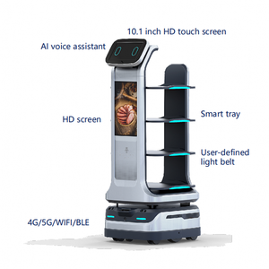 Intelligent Automatic Navigation Food Delivery <strong>Robot</strong> Smart <strong>Waiter</strong> <strong>Robot</strong> <strong>for</strong> Restaurant / Hotel Self-Service <strong>Robot</strong> - Product Image 2