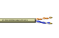 Vente en gros câble Cat 3 UTP en cuivre 1000 pieds 305m 2 25 50 100 paire pour la communication téléphonique LAN