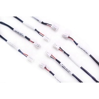 Câble de signalisation électronique personnalisé à extrémité unique, connecteur PH2.0 ZH1.5, cuivre étamé, 2 broches, 12V, 300mm, style JST, avec étiquette