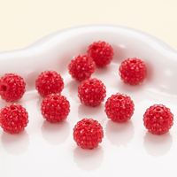 Perles en résine acrylique transparentes et de couleur AB de 8 mm à 20 mm pour accessoires de bijoux - Collier, porte-clés, boucles d'oreilles, bracelet