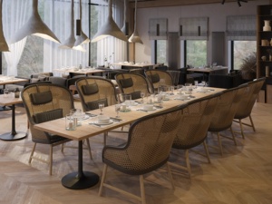 Meubles personnalisés pour hôtels et restaurants, tables et chaises de salle à manger modernes, comptoir de bar, design d'intérieur - Product Image 6