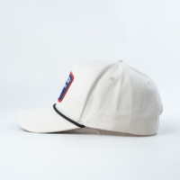 5-delige baseballcaps met geweven patches, aanpasbare stof en kleuren, baseballpet met katoenen koord, truckerpet, clubpet