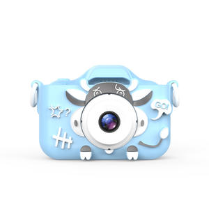 Appareil photo numérique WiFi en forme de vache pour enfants, jouet, 2000W, double caméra, vidéo Full HD, écran 2,3 pouces, matériau ABS, photographie en un clic - Product Image 5