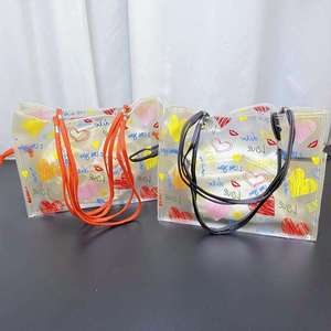 15 "Nuevo diseño PVC 2 piezas conjunto solo hombro bandolera esmerilado 2 colores bolso de mano señoras bolso para mujer - Product Image 2