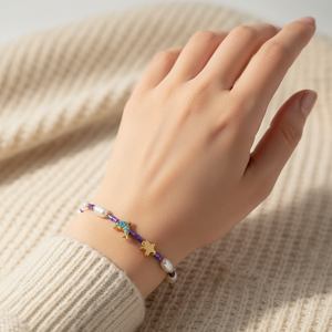 Fashion Charm Evil Eye Perlé pour Bracelet - Product Image 3