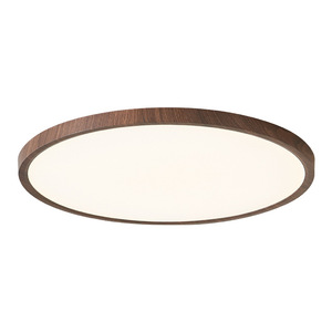 Lámpara de techo LED redonda con marco de madera, diseño delgado para dormitorio, sala de estar, iluminación interior del hogar - Product Image 5