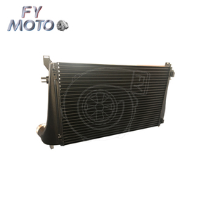 อินเตอร์คูลเลอร์สำหรับ VW Golf GTI R MK7 2.0T <span class=keywords><strong>TSI</strong></span> A3 S3 8V Leon 5F ความหนา640*410*55มม. ท่อและครีบ70มม. ทางเข้า - Product Image 4