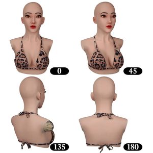 Maschera in Silicone Morbida e Realistica con Seno in Silicone per Travestimenti, Transgender e Costumi di Halloween - Product Image 2