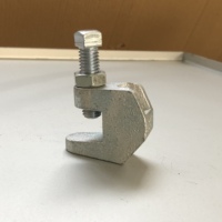Abrazadera de Viga Antisísmica de Hierro Dúctil/Acero al Carbono BC2 QT450, Aprobada por UL FM, Galvanizada/Negra, para Protección Contra Incendios y Soporte de Tuberías