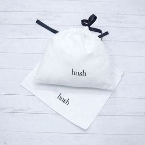 Cotton <b>Pouch</b> Custom Reusable Bag with logo <b>Drawstring</b> Single Double String <b>Pouch</b> for Gift Bag Wholesale - Product Image 1