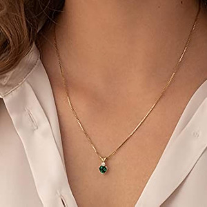 CAOSHI OEM-Colliers de haute qualité en forme de cœur avec pendentif plaqué or pour femmes - Product Image 4