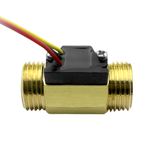 G 1/2 "Sensores De Fluxo De Turbina De Latão DC3-24V Sensor De Fluxo De Pulso Medidor Sensor De Fluxo De Água Efeito Hall para Aquecedor Solar De Água - Product Image 2