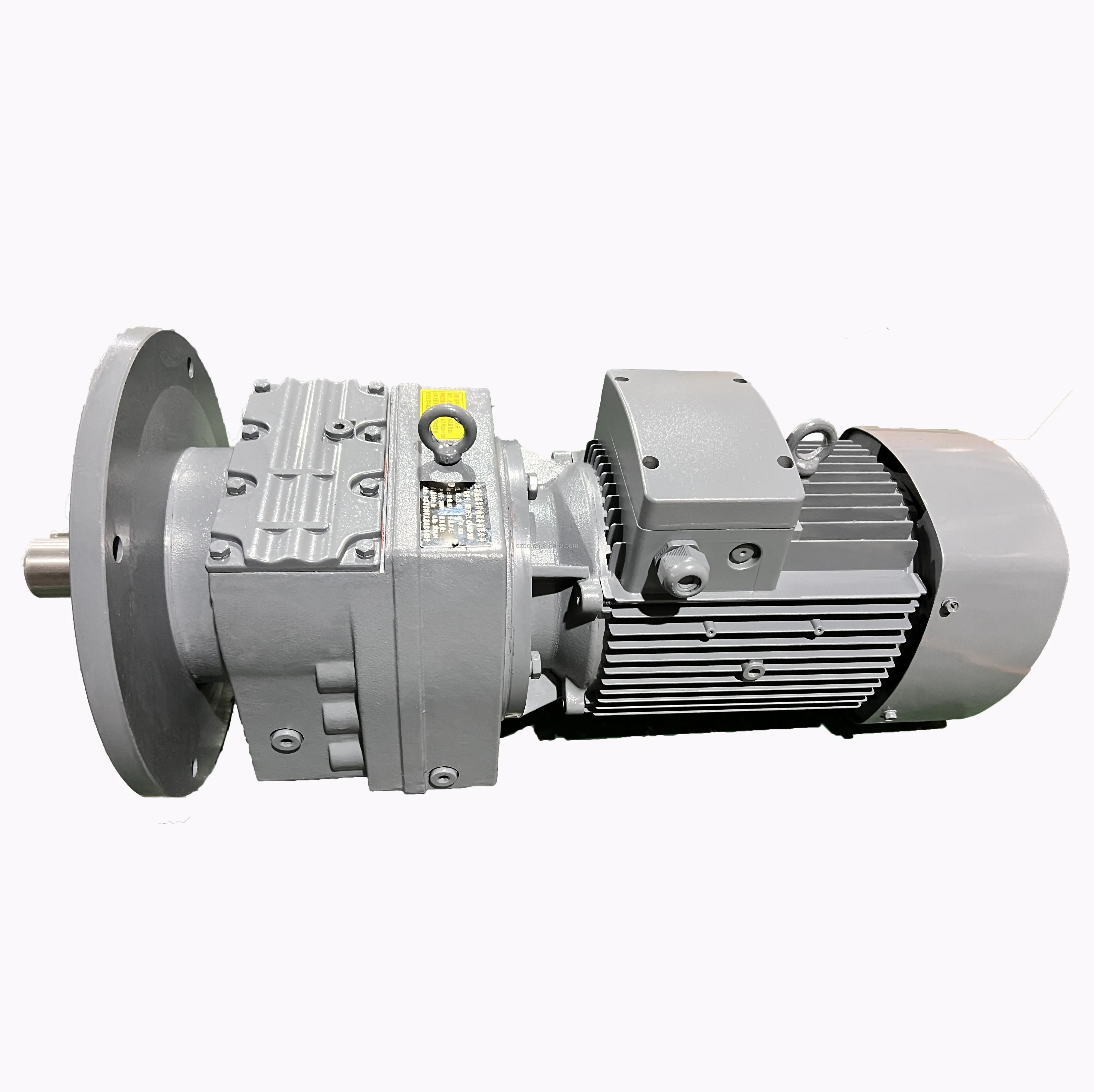 R Series Industrial Electric Helical Gearbox RF107 Iron Material Motor for Speed Reduction in Machinery