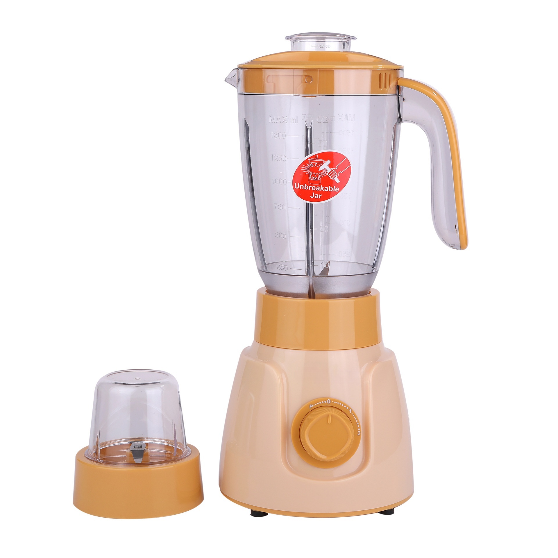 Multi-Purpose 2-in-1 Unbreakable Jar Grinder with Blender