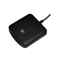 Syntek ACR39U 13.56MHz Pembaca Kartu Pintar NFC EMV 2000 Antarmuka USB ABS Sesuai CCID/PC/SC Protokol ISO 14443A Pembacaan 3-5cm