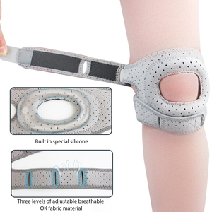 Kniebandage Sport-Knieschutz Patella-Band Kniegelenkschutz Laufbandage Springseil-Kniebandage Patella-Riemen - Product Image 4