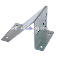Fournisseurs de fabrication de tôle en aluminium d'acier inoxydable faits sur commande pour la découpe laser pliant des pièces de support en métal