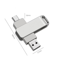 Clé USB 2.0 en métal portable haute vitesse, format compact de poche, moins de 1 $ avec stockage cloud pour usage quotidien