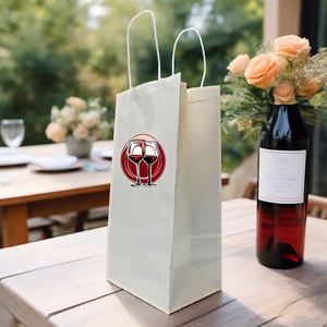 Customised Kraft Paper <b>Bag</b> for <b>Bread</b> and Retail, 45 cm Printed Shopping Paper <b>Bag</b> White Shipping, Eco-Friendly DinoSource - Product Image 5