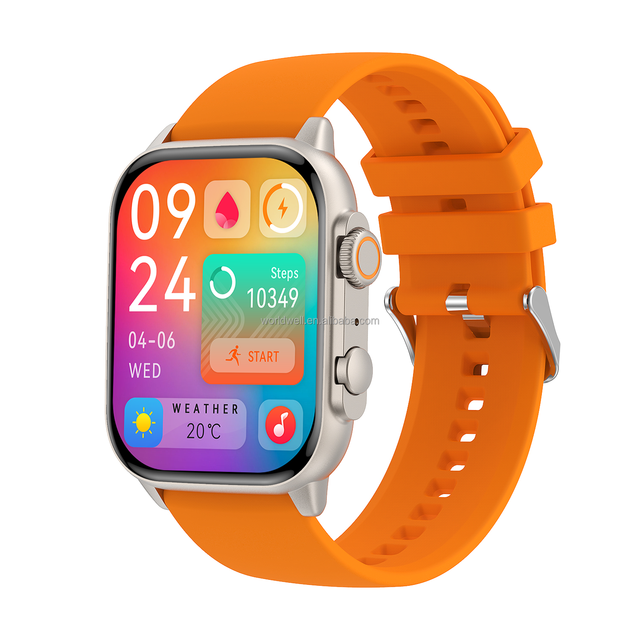 1.95" AMOLED Screen Smart Watch Fashion Watch All Day Health Monitoring Phone Calling IPx8 Waterproof Swimming