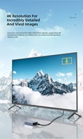 Extender Fiber Hdmi 4K 30Hz hingga 300M Multi-Mode Single-Core Antarmuka Lc Dilengkapi Pembelajaran Edid Terintegrasi
