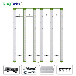 Interrupteurs séparés pour <span class=keywords><strong>UV</strong></span>/IR, KingBrite P55 480W Samsung LM301H EVO Blanc menthe + 660nm Vert <span class=keywords><strong>UV</strong></span> IR Lampe de culture LED à <span class=keywords><strong>barre</strong></span> rotative - Product Image 4