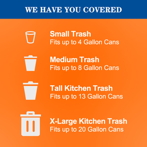 Manufacturers 55-60 Gallon Contractor Trash Bags <b>Large</b> Black Heavy Duty Waste Garbage Bag - Product Image 3