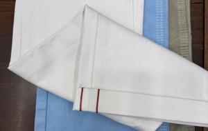 Tessuto <span class=keywords><strong>Denim</strong></span> Giapponese in Twill di Cotone Grezzo <span class=keywords><strong>Ecru</strong></span> 100% Organico Selvedge di Peso Medio 31/32 Pollici per Jeans, Borse e Scarpe da Uomo e Donna - Product Image 3