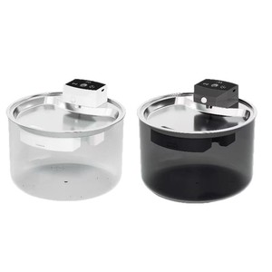 Fuente de agua para gatos de acero inoxidable, inalámbrica, sin necesidad de electricidad, tazón de agua con circulación automática, gran capacidad para mascotas - Product Image 5